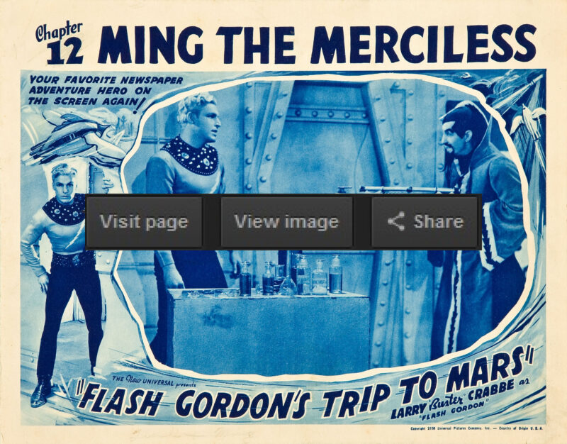 Flash Gordon’s Trip to Mars Chapter 12: Review:  Ming the Merciless (1938)